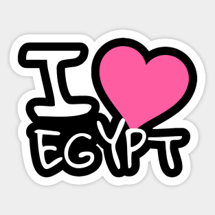 I love EGYPT Sticker